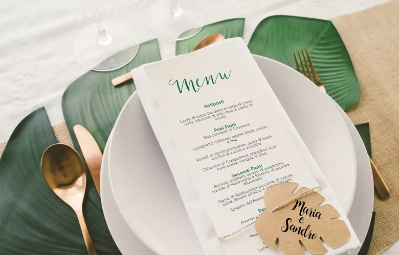 Wedding Menu